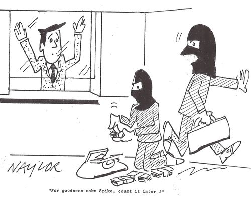 'For goodness sake Spike, count it later!'