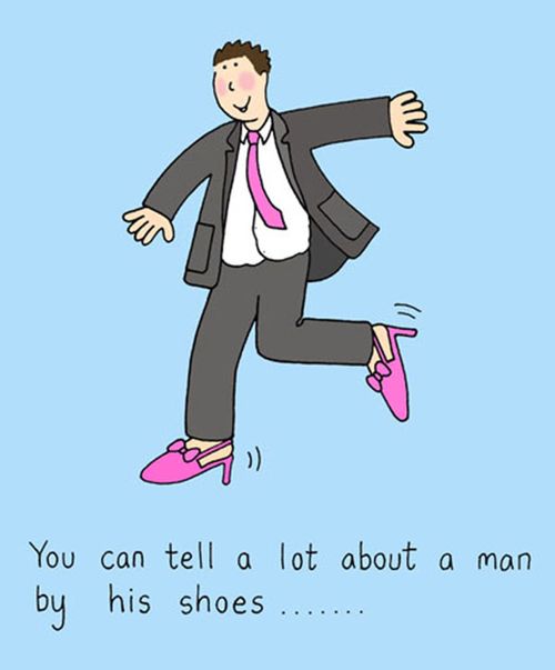 You can tell a lot about a man by his shoes....