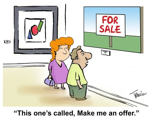 "This one's called. Make Me An Offer."