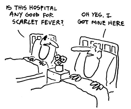 'Is this hospital any good for scarlet fever?'