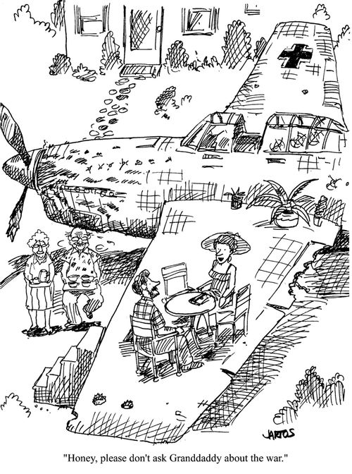 'Honey, please don't ask Grandaddy about the war.'