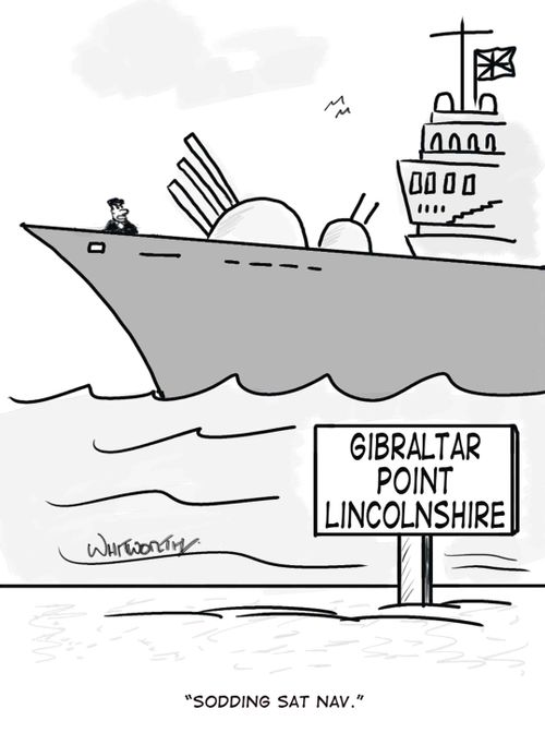 'Sodding Sat Nav.'