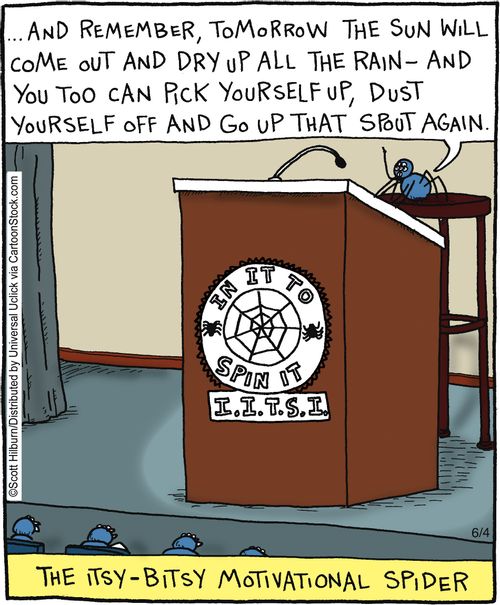 The Itsy-Bitsy Motivational Spider,