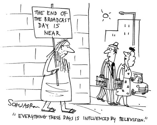 'Everything these days is influenced by television.'