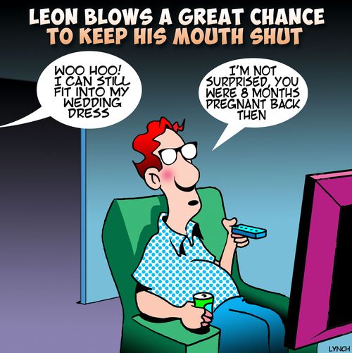 Leon blows a great chance to keep his mouth shut.