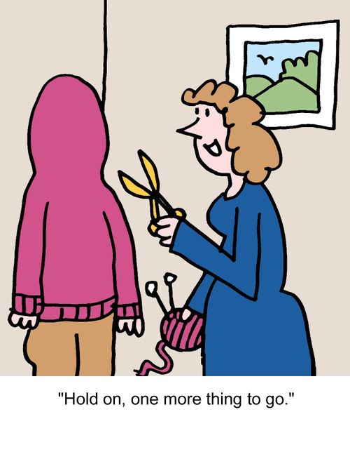 "Hold on, one more thing to go."
