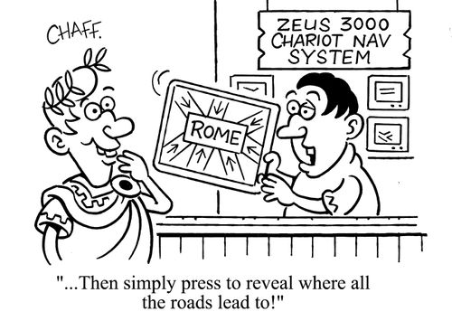 '...Then simply press to reveal where all the roads lead to!'