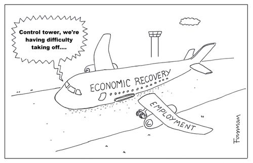 'Control tower, we're having difficulty taking off....'