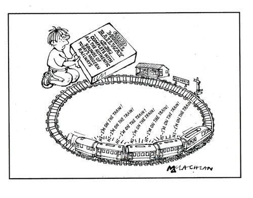 Modern Day Railway Set.