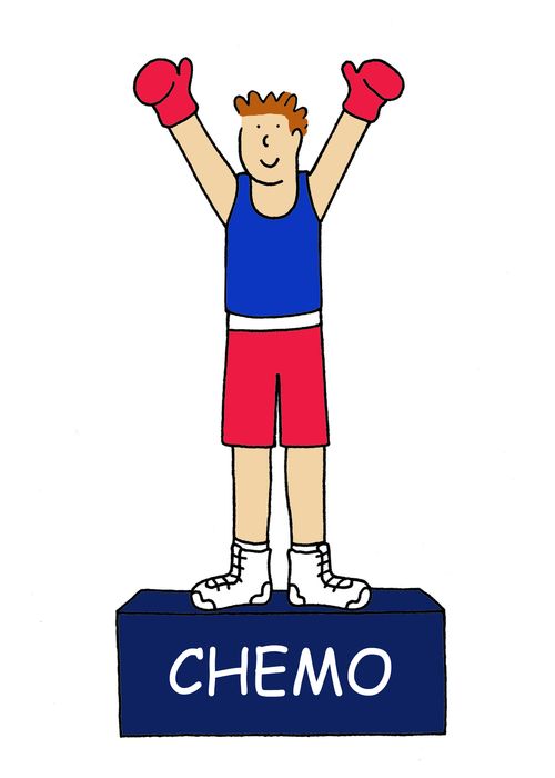 Chemotherapy male warrior