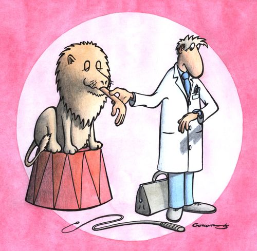 Lion taming gone wrong...