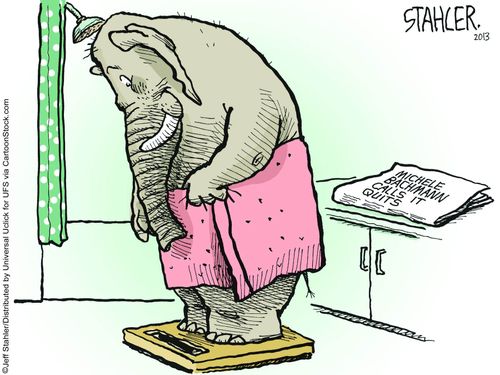 Michele Bachmann calls it quits.