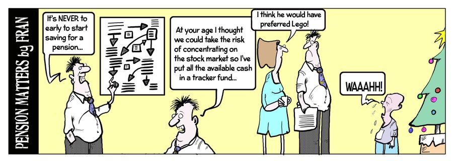 "It's never to early to start saving for a pension..."