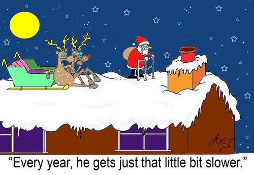 'Every year, he gets just that little bit slower.'
