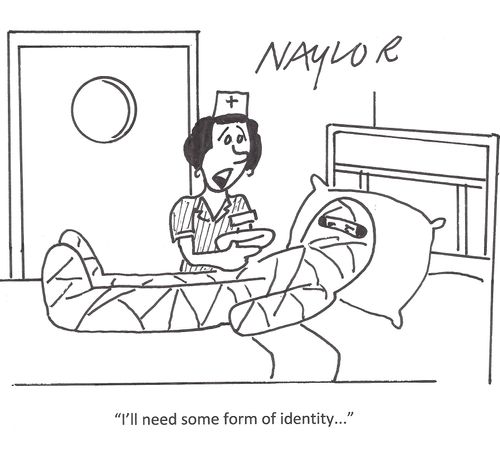 "I'll need some form of identity..."