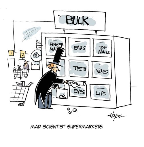 Mad Scientist Supermarkets.