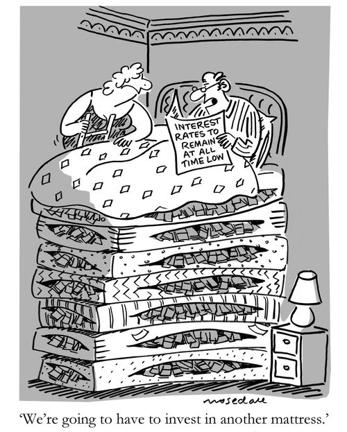 "We're going to have to invest in another mattress."