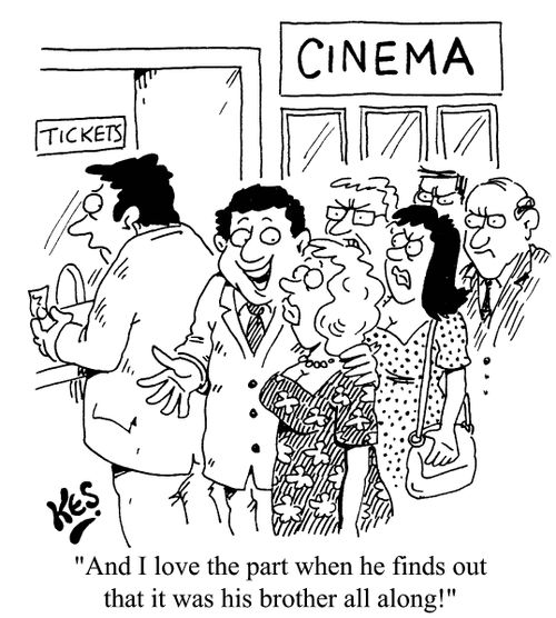'And I love the part when he finds out that it was his brother all along!'