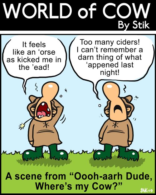 A scene from Oooh-arrr Dude, Where's My Cow?