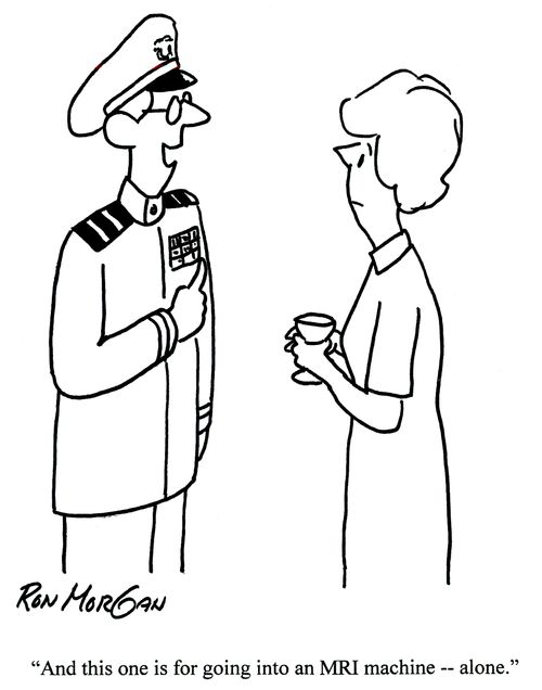 'And this one is for going into an MRI machine -- alone.'