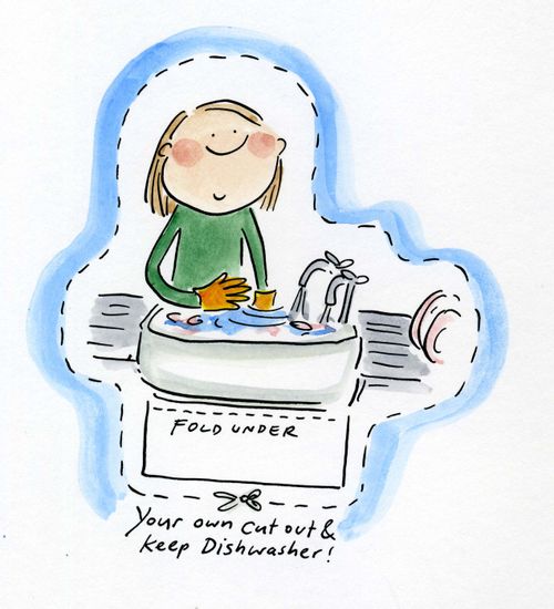 Cut out and keep your own Dishwasher.