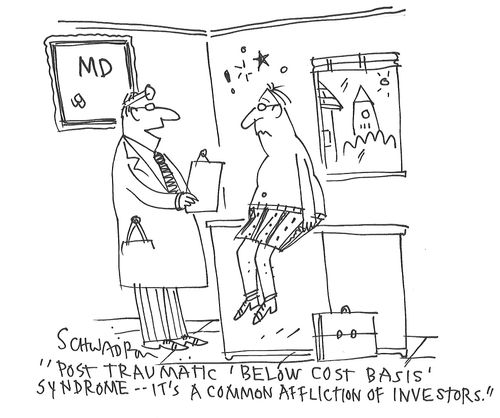 "Post traumatic 'Below cost basis' syndrome - it's a common affliction of investors."