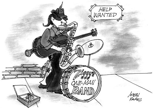 Help Wanted: One Man Band.