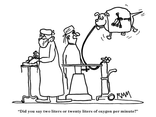 'Did you say two liters or twenty liters of oxygen per minute?'