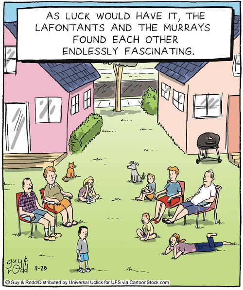 As luck would have it, the Lafontants and the Murrays found each other endlessly fascinating.