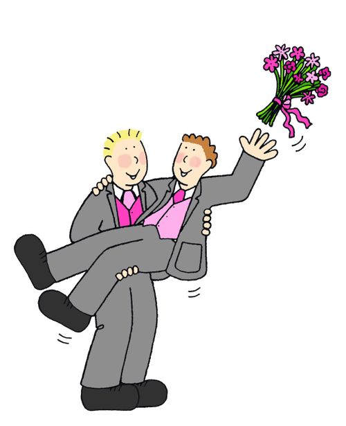Two grooms.