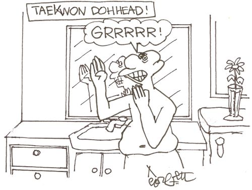Taekwon DOHHEAD: 'Grrrrr!'