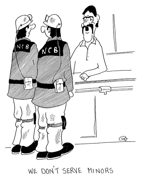 "We don't serve minors."