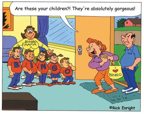 'Are these your children?! They're absolutely gorgeous!'