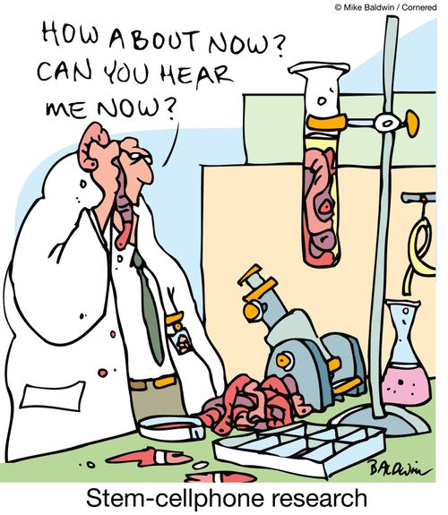 Stem-cellphone research.