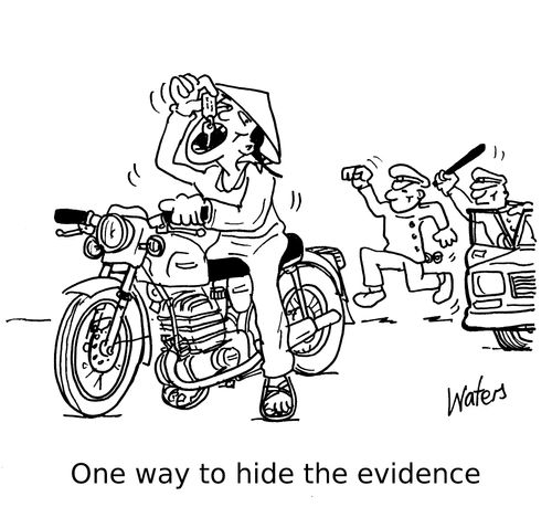 One way to hide the evidence...