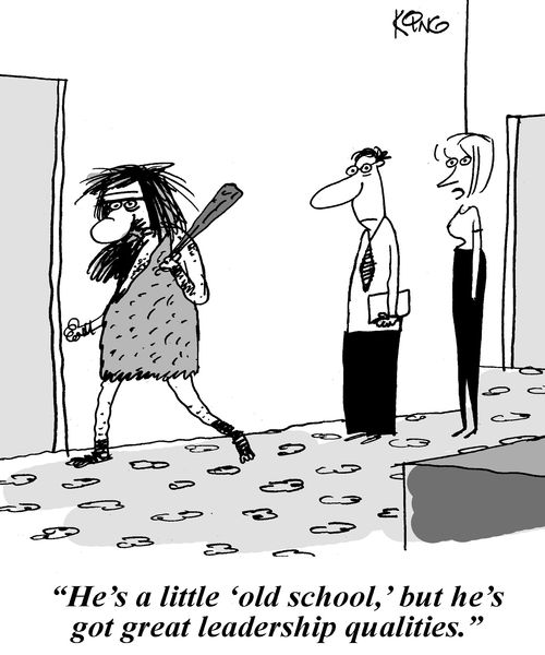'He's a little 'old school,' but he's got great leadership qualities.'