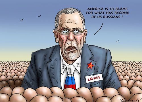 "America is to blame for what has become of us Russians!"