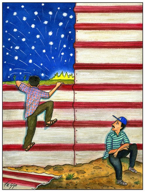 Fourth of July (View from the South border)