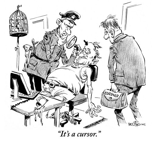 'It's a cursor.'