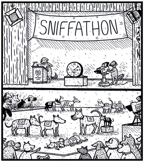 Sniffathon: The Dog world's version of a Kissathon