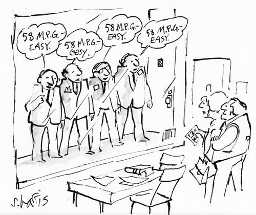 "58 M.P.G. easy.."