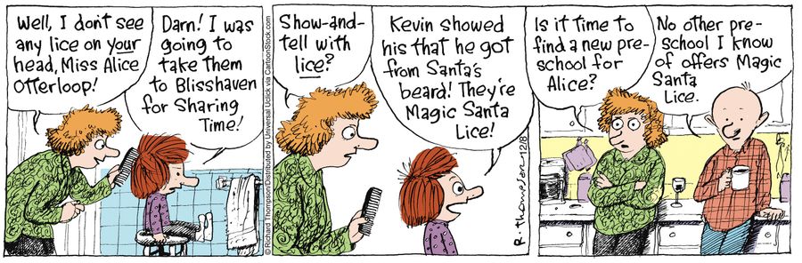 'Show-and-tell with lice?'