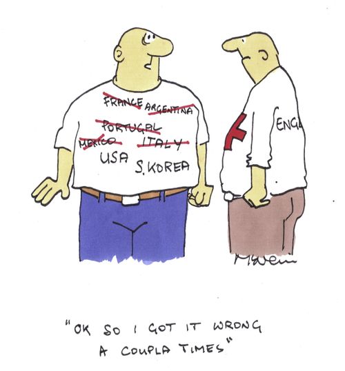 Fickle football fan.