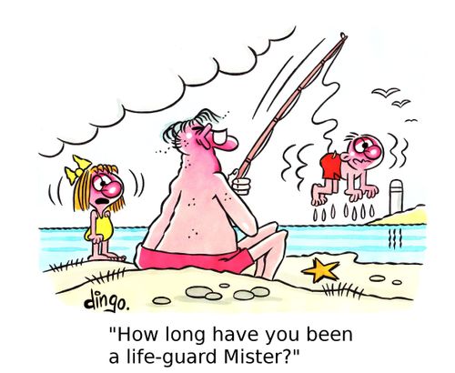 'How long have you been a life-guard Mister?'