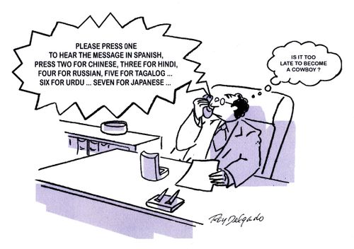 'Please press one to hear the message in Spanish...'