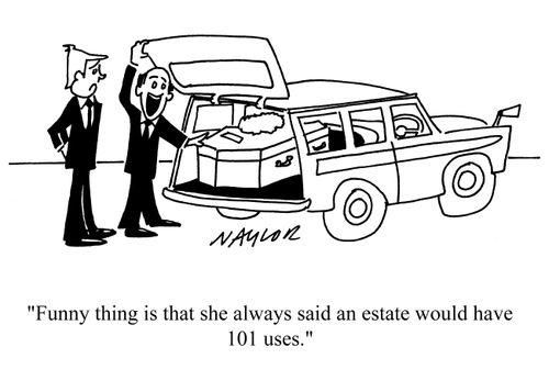 'Funny thing is that she always said an estate would have 101 uses.'