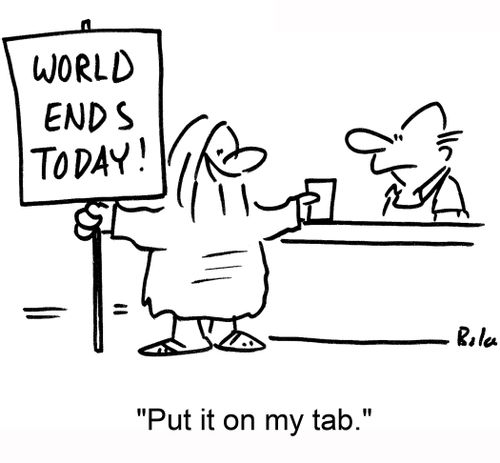 'Put it on my tab.'