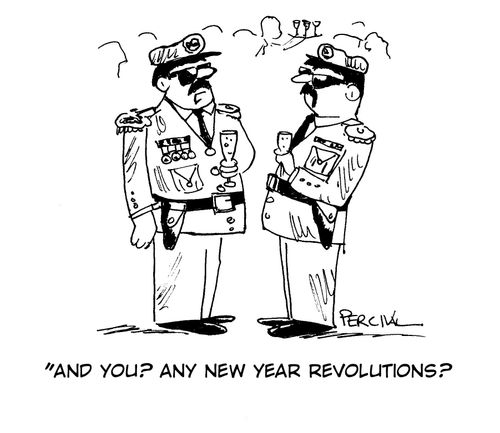 'And you? Any New Year revolutions?'