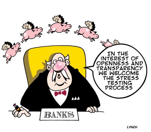 'In the interest of openness and transparency we welcome the stress testing process.'