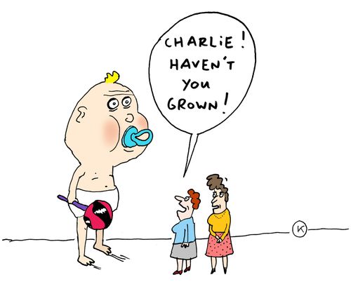 'Charlie! Haven't you grown!'